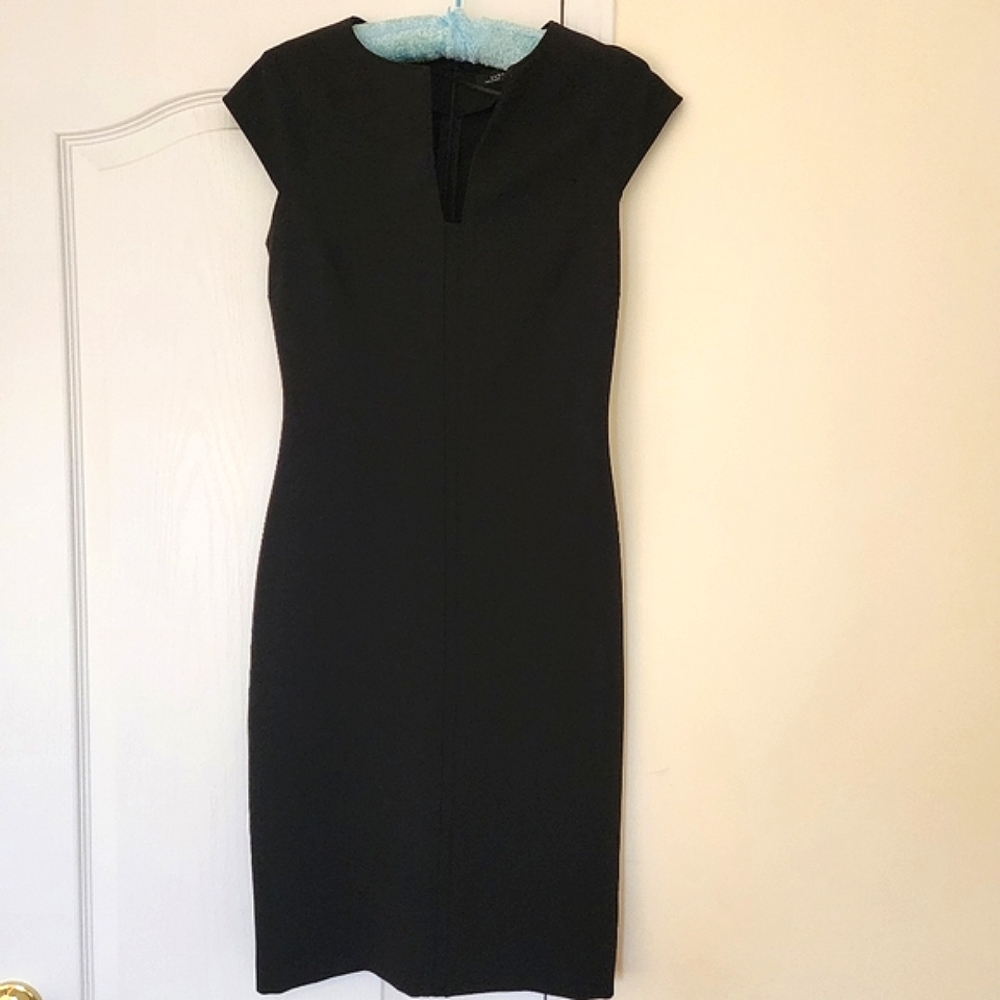 Zara Black Knee Length / Midi Dress, size S, worn once